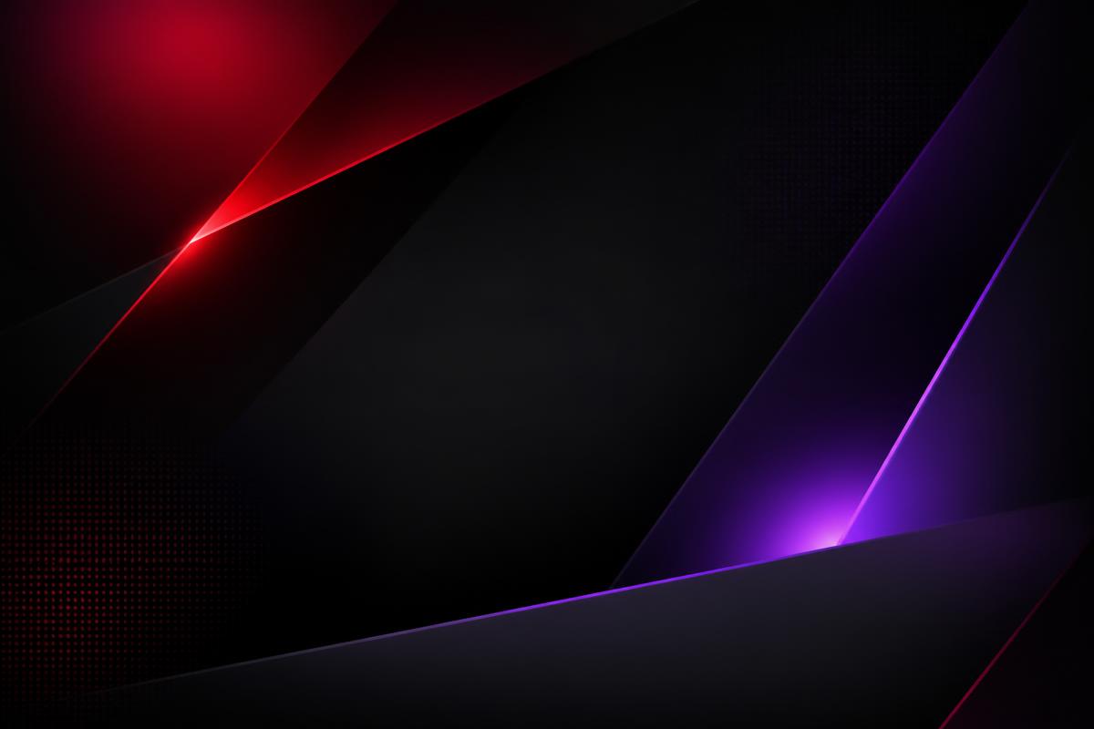 Abstracte Black Friday campagnevisual in zwart, donkergrijs, rood en paars